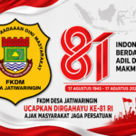 FKDM Desa Jatiwaringin Ucapkan Dirgahayu ke-81 RI, Ajak Masyarakat Jaga Persatuan