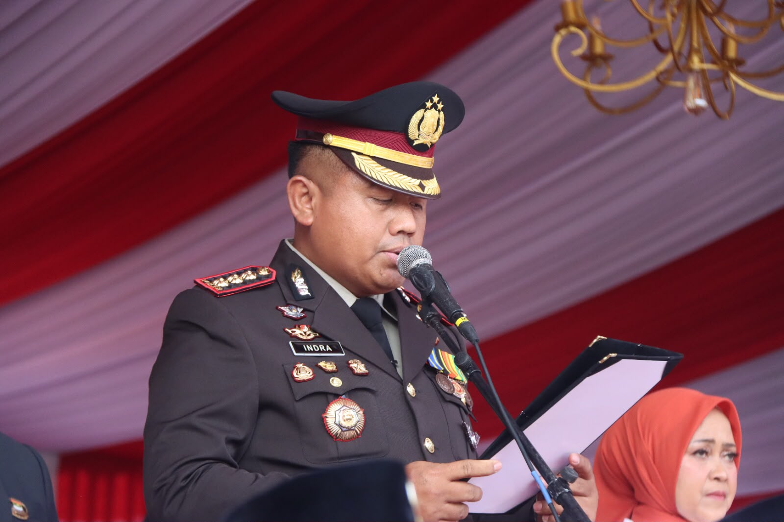 Kapolresta Tangerang Hadiri Upacara HUT ke-81 RI, Tekankan Semangat Pengabdian