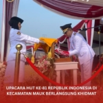 Upacara HUT Ke-81 RI di Kecamatan Mauk Berlangsung Khidmat