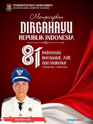 HUT ke-81 RI, Pemdes Margamulya Ajak Masyarakat Perkuat Semangat Kebersamaan