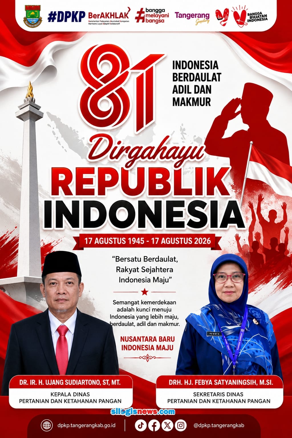 DPKP Kabupaten Tangerang Maknai HUT Ke-81 RI dengan Semangat Membangun Pertanian Berkelanjutan