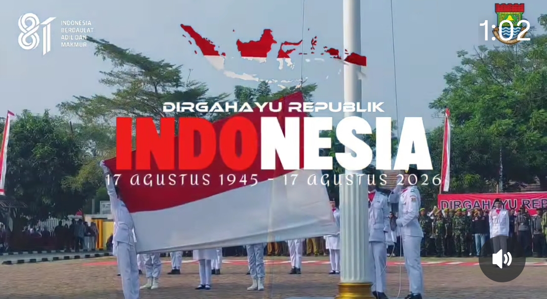 Detik-Detik Proklamasi HUT Ke-81 RI di Pakuhaji Berlangsung Khidmat