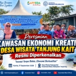 Peresmian Kawasan Ekonomi Kreatif Desa Wisata Tanjung Kait Mauk