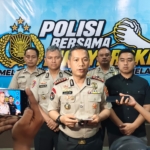 Kabidhumas Polda Banten Kombes Pol Maruli Ahiles Hutapea menyampaikan perkembangan penanganan kasus GKPI Rajeg kepada awak media.