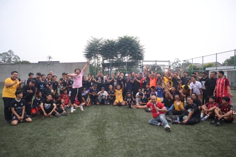 Duta Persahabatan Suporter Fun Football Polres Tangerang Selatan bersama Viking Tangsel, Dewa dan Persita