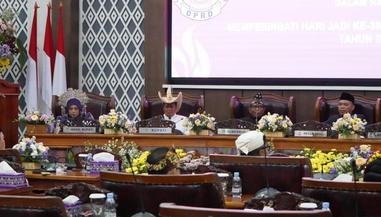 Rapat Paripurna Istimewa HUT ke-394 Kabupaten Tangerang, Gubernur Banten Tekankan Sinergi Pembangunan